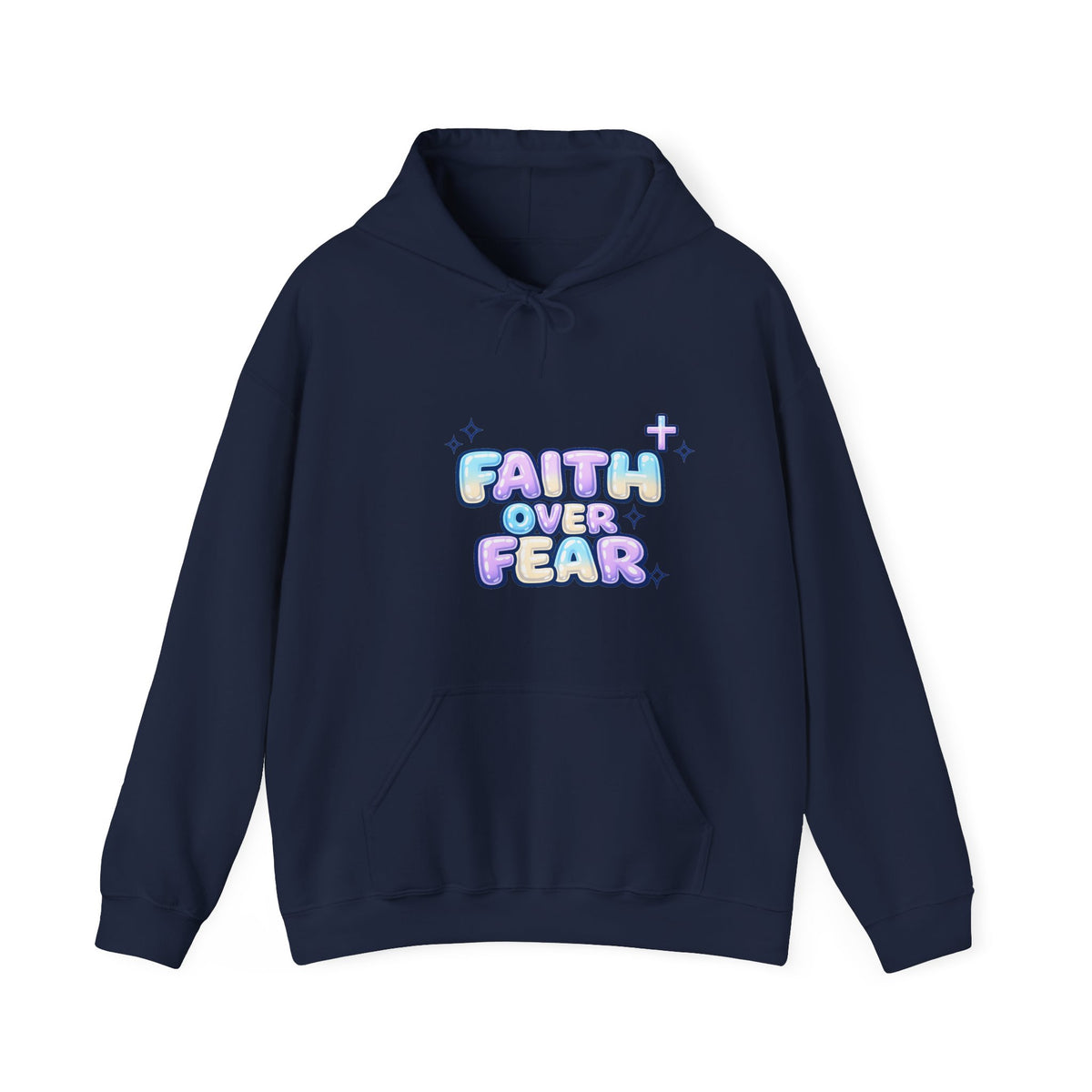 Faith Over Fear Hoodie – Christian Pullover Sweatshirt Gift