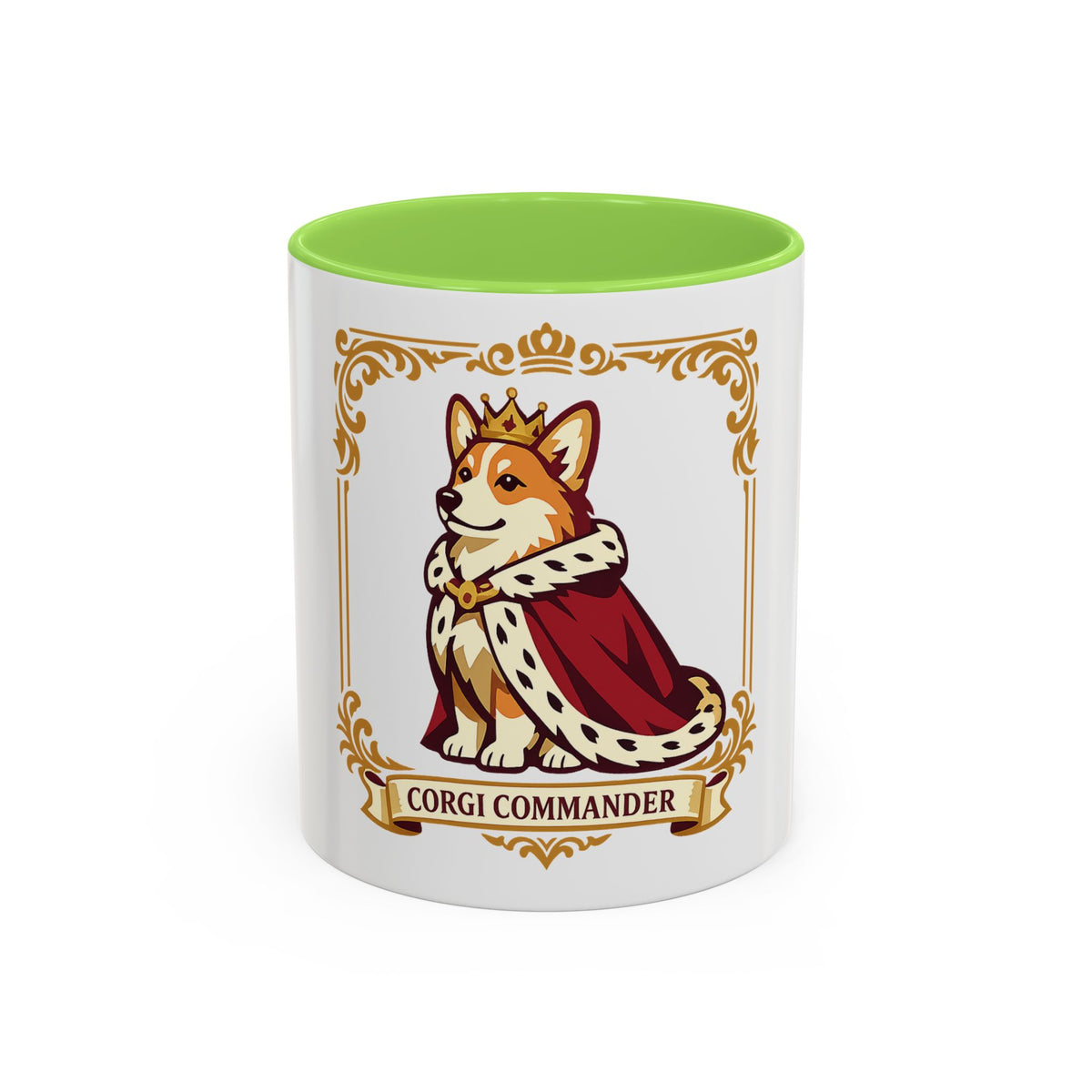 Corgi Royalty Mug – Corgi Commander Coffee Mug, Dog Lover Gift