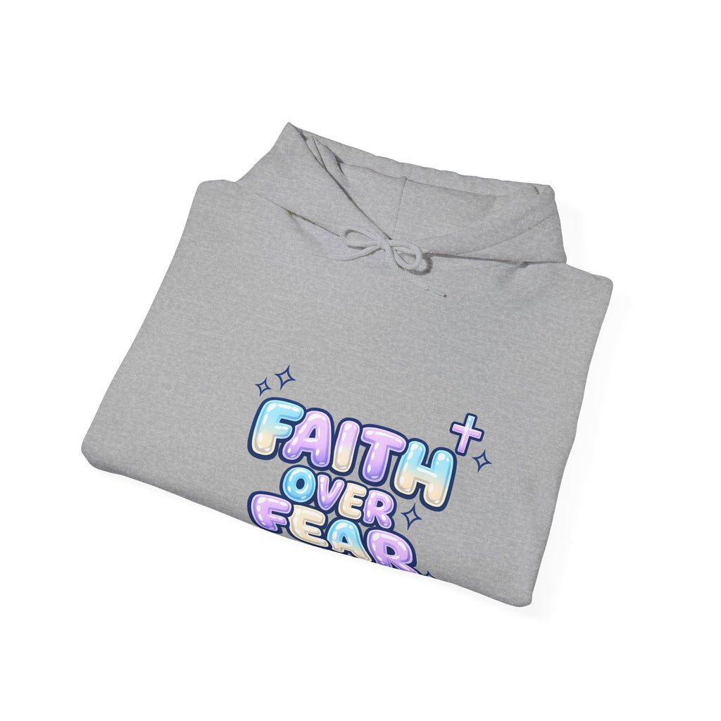 Faith Over Fear Hoodie – Christian Pullover Sweatshirt Gift