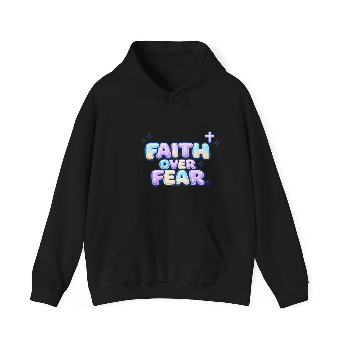 Faith Over Fear Hoodie – Christian Pullover Sweatshirt Gift