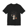 But First Coffee black cat barista shirt