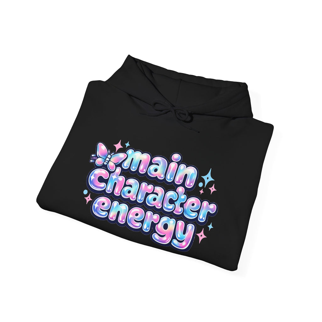 Main Character Energy Hoodie – Y2K Aesthetic Pullover
