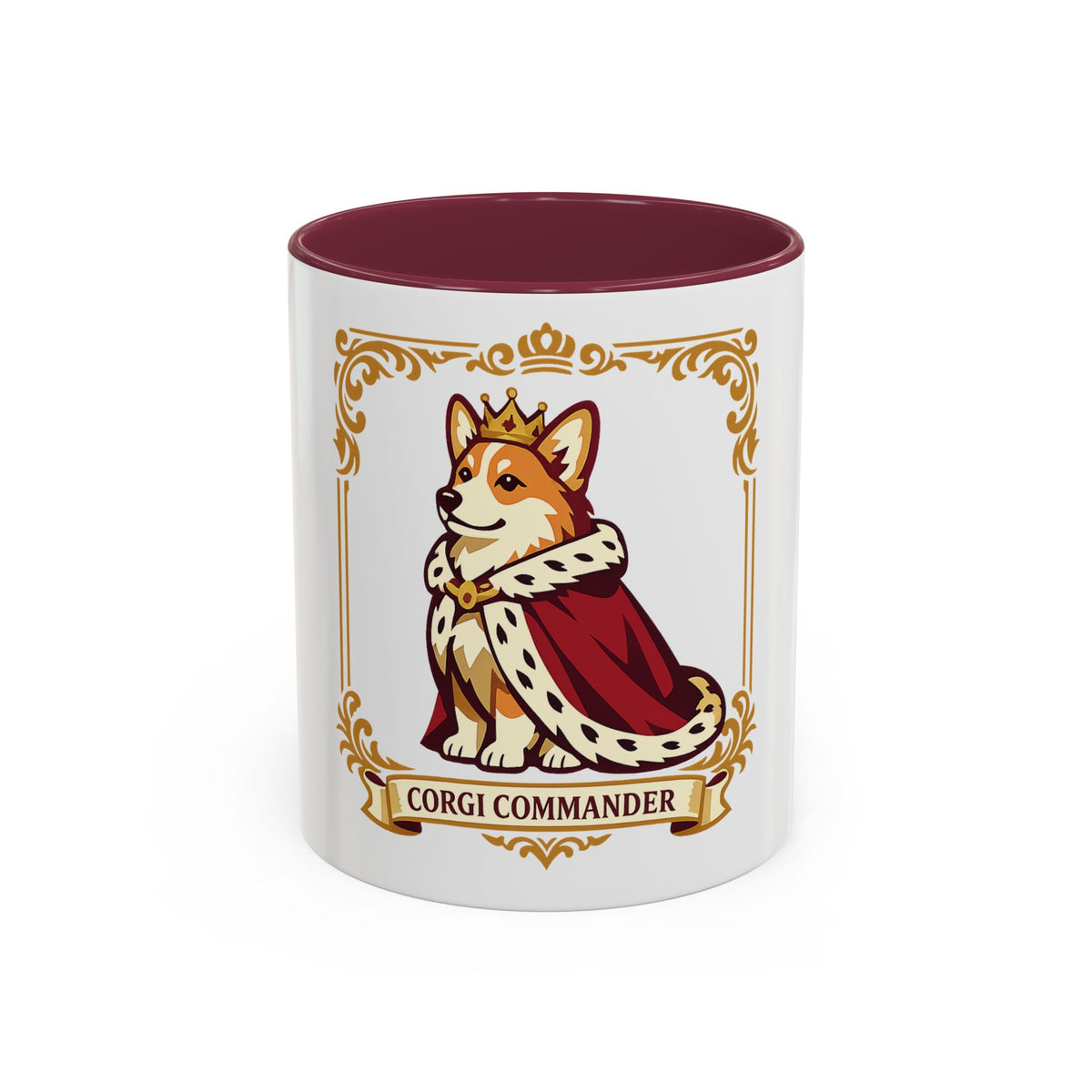 Corgi Royalty Mug – Corgi Commander Coffee Mug, Dog Lover Gift