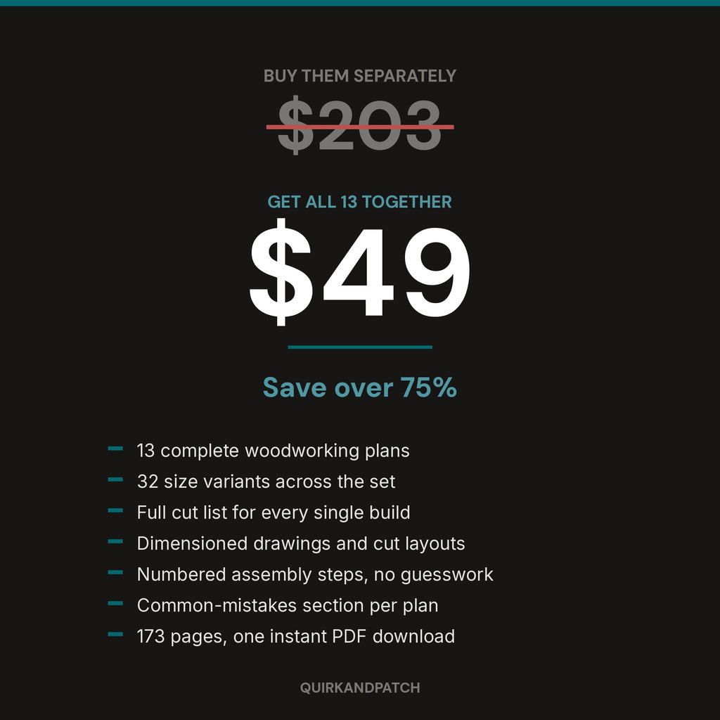 Bundle value - 13 plans for 49 dollars